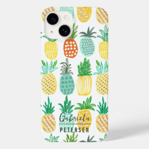 Moderne tropische Ananas   Gelbgrün Case-Mate iPhone Hülle