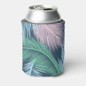Moderne tropische Blätter aus Blumen: Dosenkühler (Kanne Rückseite)