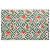 Moderne tropische Blume mit geometrischem Muster Stoff (Yard (91,4 cm))