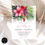 Moderne tropische Botanische Hochzeit Einladung<br><div class="desc">Mit unserer "Modern Watercolor Tropical Botanical Wedding Invitation" laden wir Ihre Lieben zu einem besonderen Tag mit einer Touch lebendiger Eleganz ein. Diese atemberaubende Einladung zeigt ein wunderschönes Aquarelldesign mit üppigen tropischen botanischen Elementen, ideal für eine Hochzeit in Urlaubsort oder ein tropisches Fest. Die moderne Anlage besticht durch ihre Eleganz...</div>