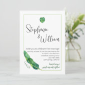 Moderne tropische einladung (Stehend Vorderseite)