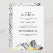 Moderne tropische Feierlichkeiten Einladung (Vorne/Hinten)