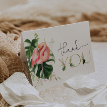 Moderne tropische Flamingo Kinderdusche oder Gebur