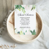 Moderne tropische Flora 16 . Geburtstag Geburtstag Einladung