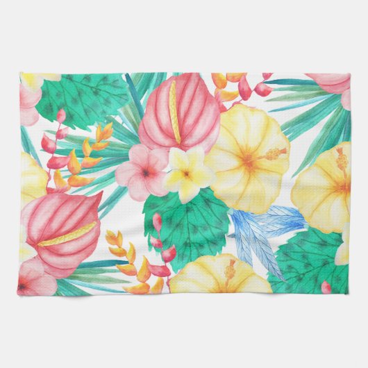 Moderne tropische geschirrtuch (Horizontal)