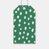 Moderne tropische Grünanlage Kinderdusche Geschenkanhänger (Rückseite)