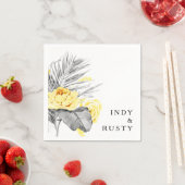 Moderne tropische Hochzeiten von Napkins Serviette (Beispiel)