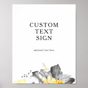 Moderne tropische Karten und Geschenke Benutzerdef Poster