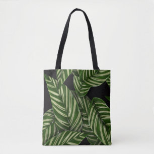 Moderne tropische Leaf-Blätter Muster Tasche