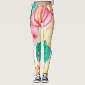 Moderne tropische leggings (Vorderseite)