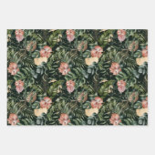 Moderne tropische Magie mit grünem Palm Gold & Sch Geschenkpapier Set (Vorderseite)