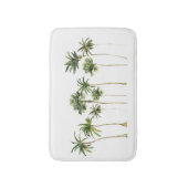 Moderne tropische Palmen Badematte (Vorderseite Vertikal)