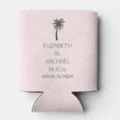 Moderne tropische Palmen mit maßgeschneiderten Hoc Dosenkühler (Rückseite)