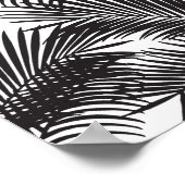 Moderne tropische Palmen Poster (Ecke)