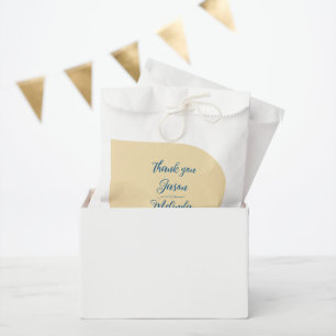 Moderne tropische Strandküstenhochzeit Geschenktütchen