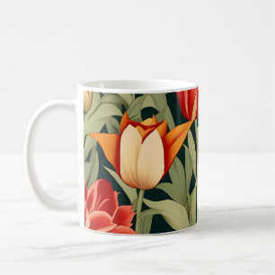 Moderne Tulips floral Kaffeetasse