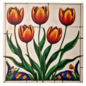 Moderne Tulissen Schöne Sammlung Fliese (Vorderseite)