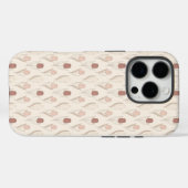 Moderne Tulpen-Blumenmuster Case-Mate iPhone Hülle (Rückseite (Horizontal))