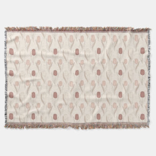 Moderne Tulpen-Blumenmuster Decke