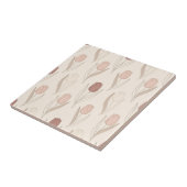 Moderne Tulpen-Blumenmuster Fliese (Seite)