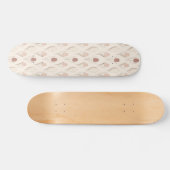 Moderne Tulpen-Blumenmuster Skateboard (Horizontal)