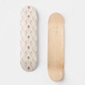 Moderne Tulpen-Blumenmuster Skateboard (Vorderseite)