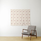 Moderne Tulpen-Blumenmuster Wandteppich (Beispiel (Horizontal))