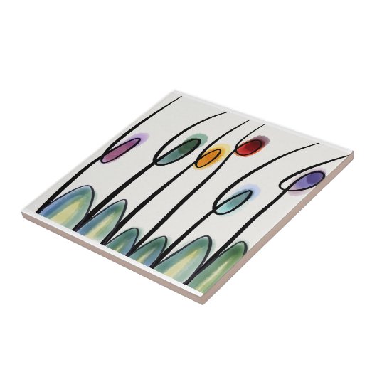 Moderne Tulpen Fliese (Seite)