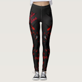 Moderne Turbo-Linie für Sportdesign Leggings