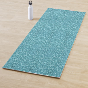 Moderne Türkis-Aqua-Abstrakt-Pattern Yogamatte