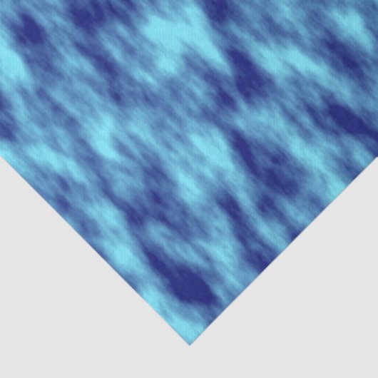 Moderne türkisblaue gefärbte Krawatte Seidenpapier (Ausschnitt)