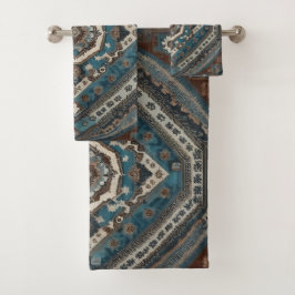 Moderne türkische Beautiful Old Pattern Collection Badhandtuch Set