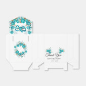 Moderne türkisfarbene Herbstwoche Geschenkschachtel (Ungefaltet)