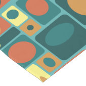 Moderne türkisfarbene Rechtecke aus dem Mittelalte Kurzer Tischläufer (Ecke)