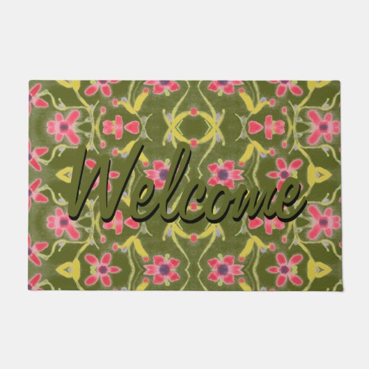 Moderne Türmatte mit Hübschem Muster (Vorderseite)