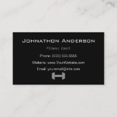 Moderne Turnhallen-Ratten-persönlicher Visitenkarte (Rückseite)