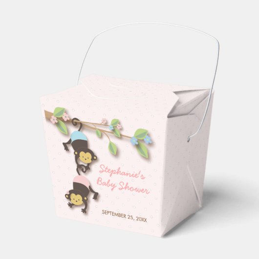 Moderne Twin Girl & Boy Fevor Box Geschenkschachtel (Vorderseite)