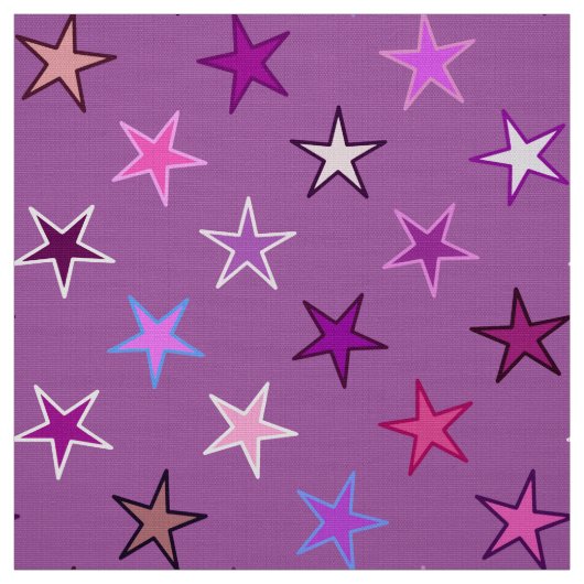 Moderne Twinklings-Sterne, Veilchen, Pflaume und Stoff (Muster)