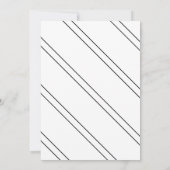 Moderne Typografie 2023 Abschluss Einladung (Rückseite)