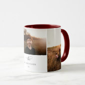 Moderne Typografie 3 Foto Collage Tasse (VorderseiteRechts)
