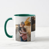 Moderne Typografie 3 Foto Collage Tasse (Links)