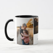 Moderne Typografie 3 FotoCollage Tasse (Links)