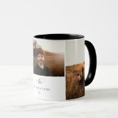 Moderne Typografie 3 FotoCollage Tasse (VorderseiteRechts)