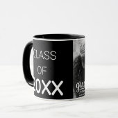 Moderne Typografie Abschluss Foto Gift Tasse (Vorderseite Links)