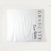 Moderne Typografie Abschluss Foto Hintergrund Wandteppich (Vorderseite (Horizontal))