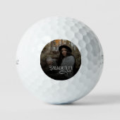 Moderne Typografie Absolventenfoto Abschluss  Golfball (Vorderseite)