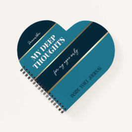 Moderne Typografie Aquamarin Aqua Blue Pocket Note Notizblock