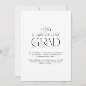 Moderne Typografie Arch Foto Abschluss Ankündigung (Rückseite)