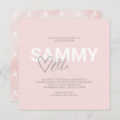 Moderne Typografie Bat Mitzvah (Vorne/Hinten)