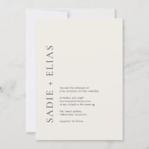 Moderne Typografie Beige Elegante Hochzeit